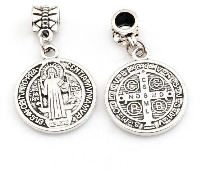 Sterling Silver Saint Christopher Charm For Big Hole European  PanStyle Bracelet