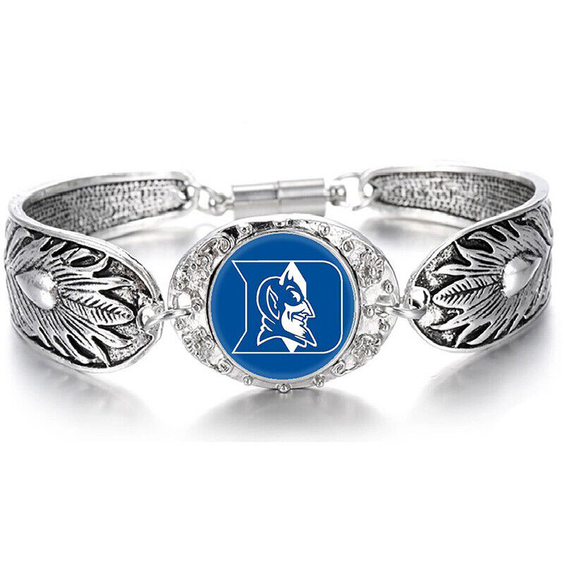Duke University Blue Devils Womens Sterling Silver Bracelet Jewelry Gift D3