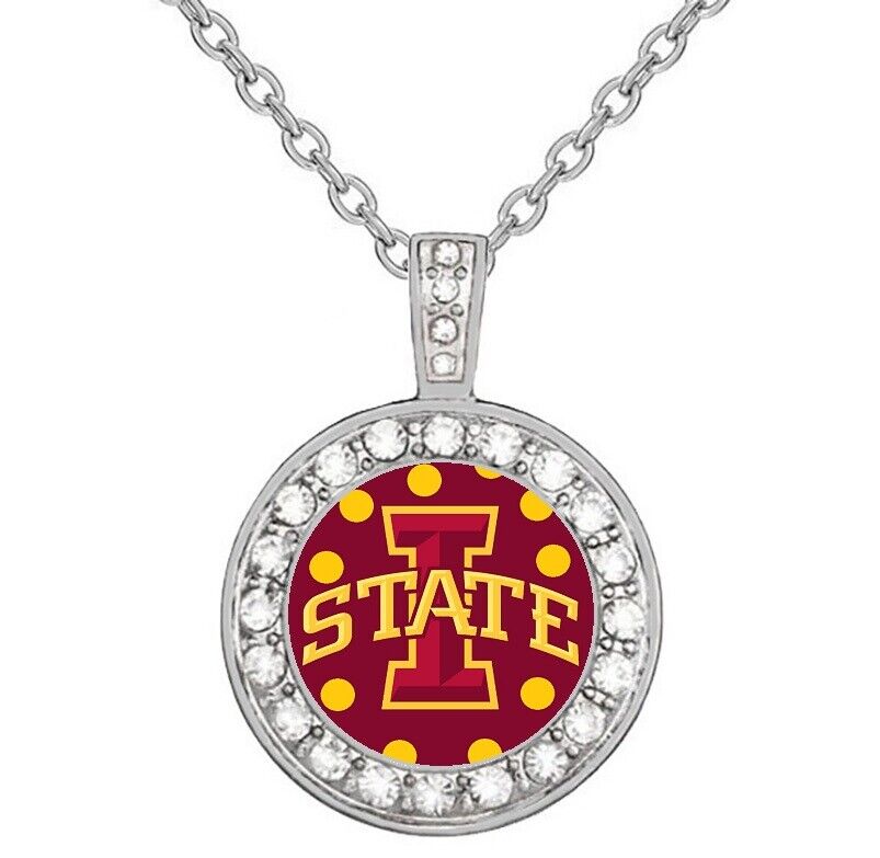 Iowa State Cyclones Womens 925 Sterling Silver Necklace Jewelry Gift D18