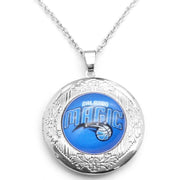 Orlando Magic Womens 925 Silver 20" Link Chain Necklace And Photo Locket D16