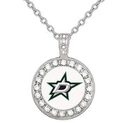 Dallas Stars Womens 925 Sterling Silver Necklace With Hockey Pendant Gift D18