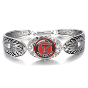 Texas Tech Red Raiders University Women'S Sterling Silver Bracelet W Gift Pkg D3