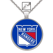 New York Ny Rangers Womens Mens Sterling Chain Pendant Necklace Hockey Gift A1