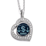 Seattle Kraken Womens Hockey Fan Women'S Silver Necklace Jewelry Gift D19