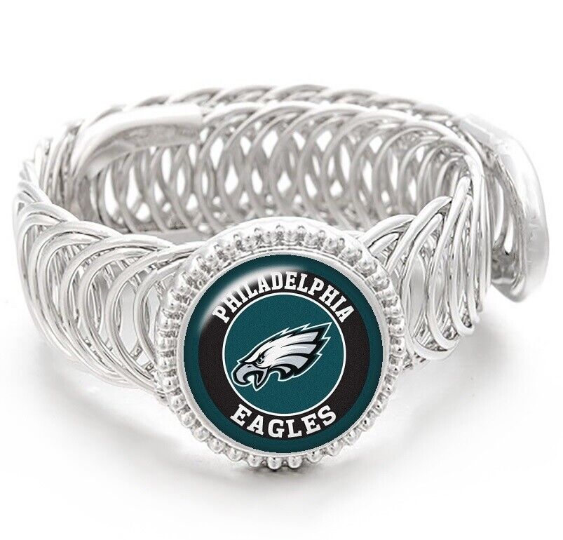 Special Philadelphia Eagles Silver Mens Womens Adjustable Bracelet Jewelry D11