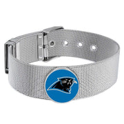Carolina Panthers Mens Womens Silver Adjustable Bracelet W Gift Pkg D6