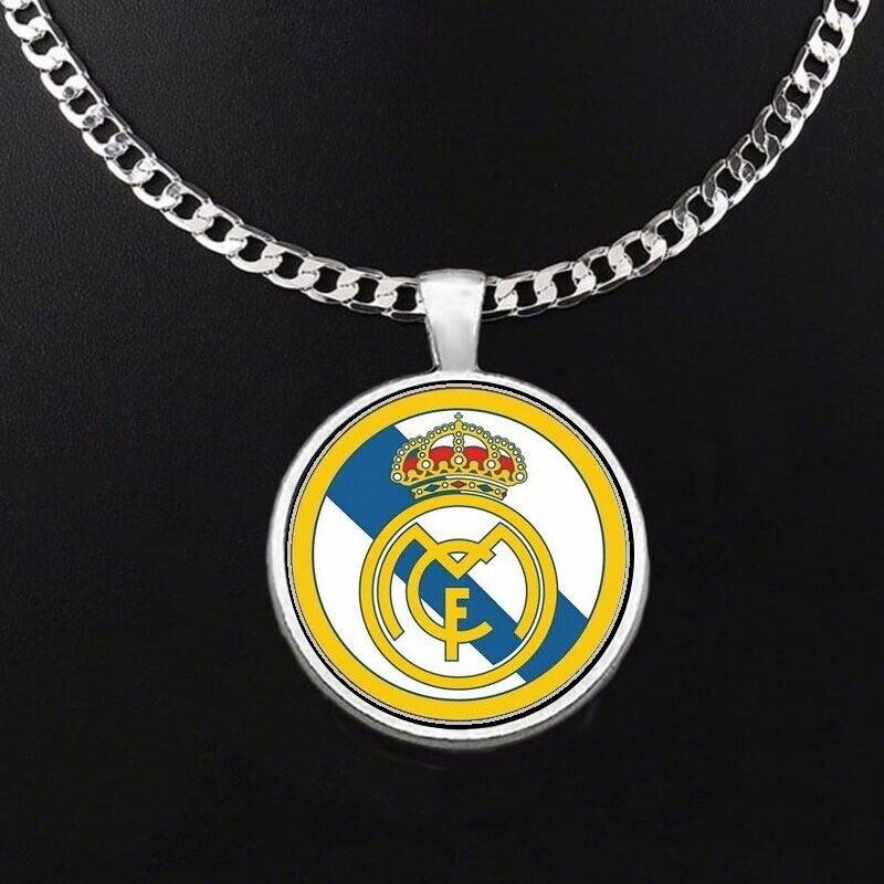 Real Madrid Mens Womens 24" Stainless Steel Chain Pendant Necklace D5