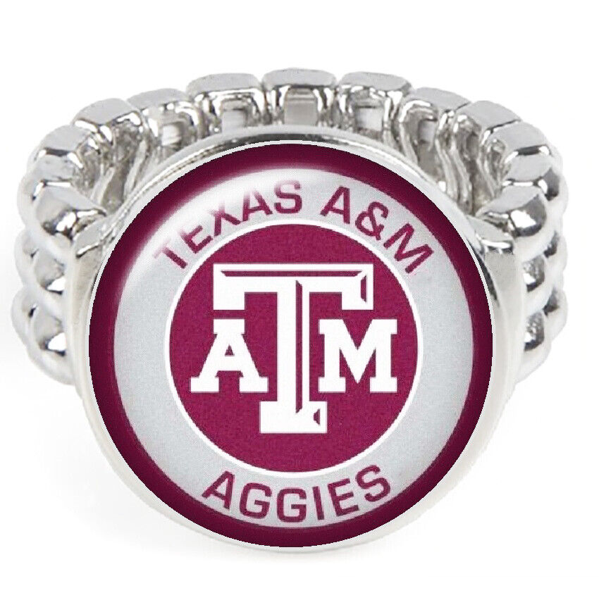 Texas A&M University Aggies Gift Mens Womens College Football Ring Fits All D2