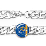 Memphis Tigers Mens Womens Link Chain Bracelet University Jewelry W Gift Pkg D4