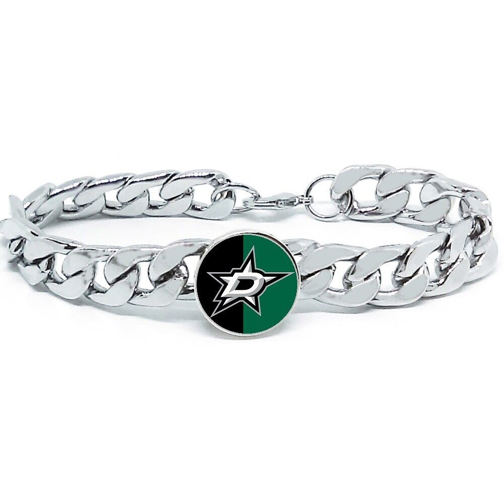 Special Dallas Stars Hockey Men'S Women'S Stainless Steel Bracelet Gift Pkg D4