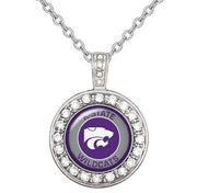 Kansas State Wildcats Women'S 925 Sterling Silver Necklace College Football D18