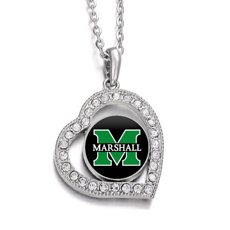 Marshall Thundering Herd Womens Sterling Silver Link Chain Necklace D19