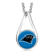 Carolina Panthers Womens Sterling Silver Link Chain Necklace With Pendant D28