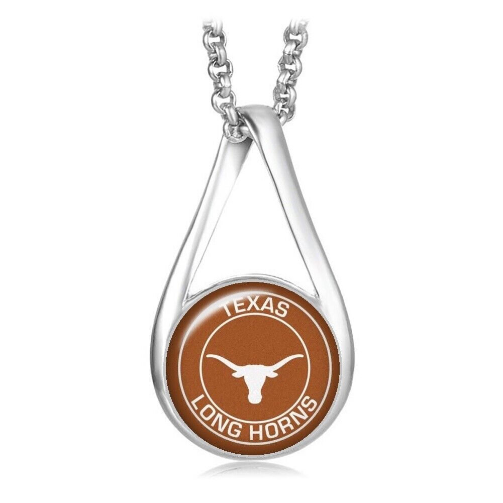 Texas Longhorns Womens Sterling Silver Necklace University Gift D28