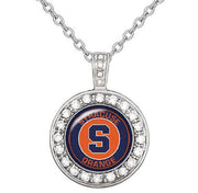 Syracuse Orange Womens 925 Sterling Silver Necklace College Football D18