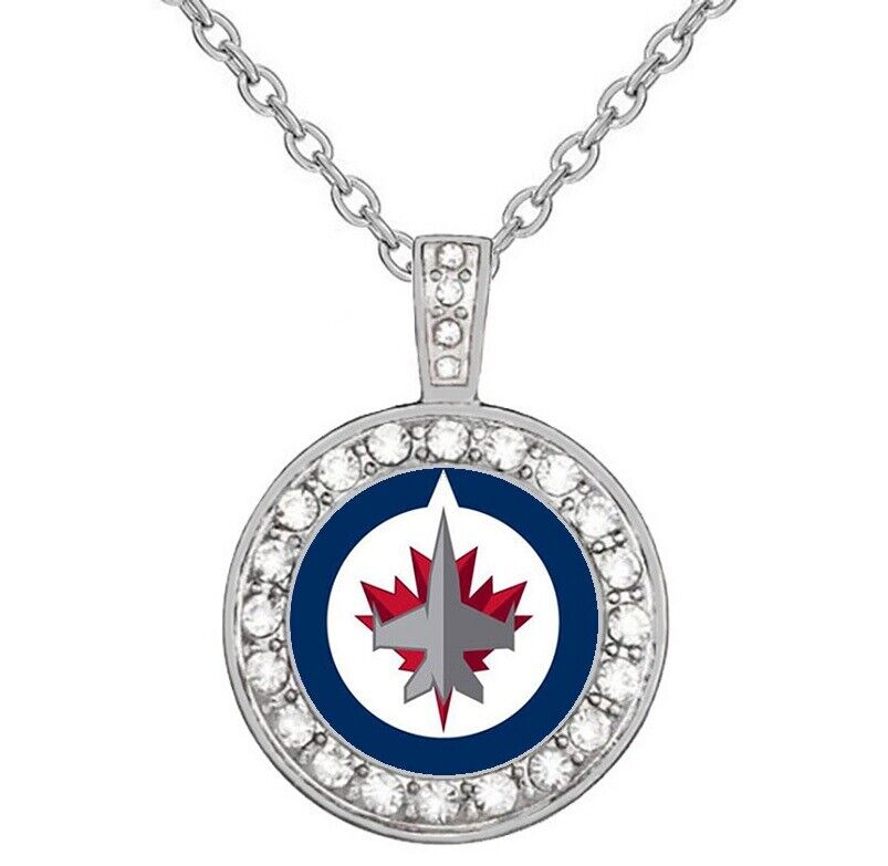 Winnipeg Jets Women'S Sterling Silver Necklace Hockey Jewelry Gift C18