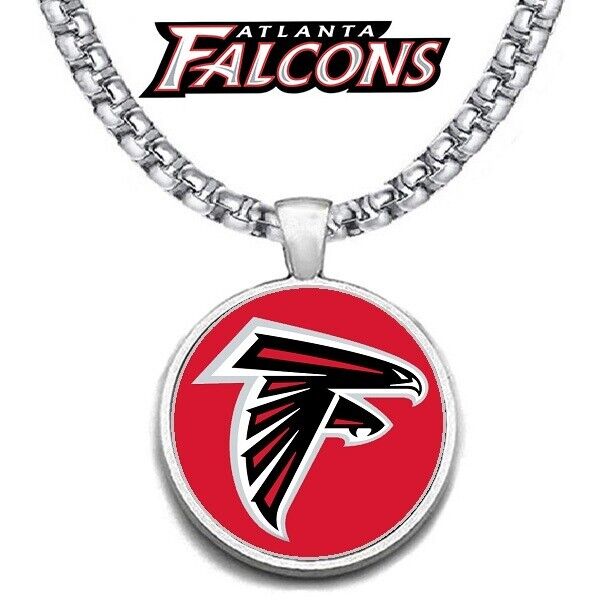 Large Atlanta Falcons Necklace Stainless Steel Chain Football Free Ship' D30