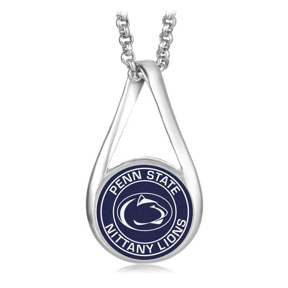 Penn State Nittany Lions Womens Sterling Silver Necklace University Gift D28R