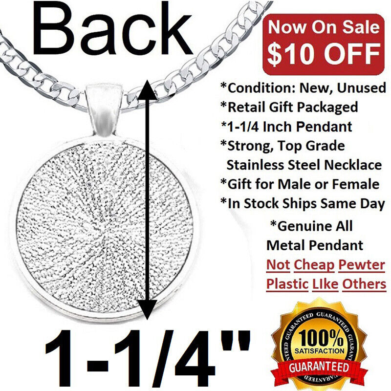 Large Colorado Avalanche 24" Stainless Steel Chain Necklace Free Ship D5