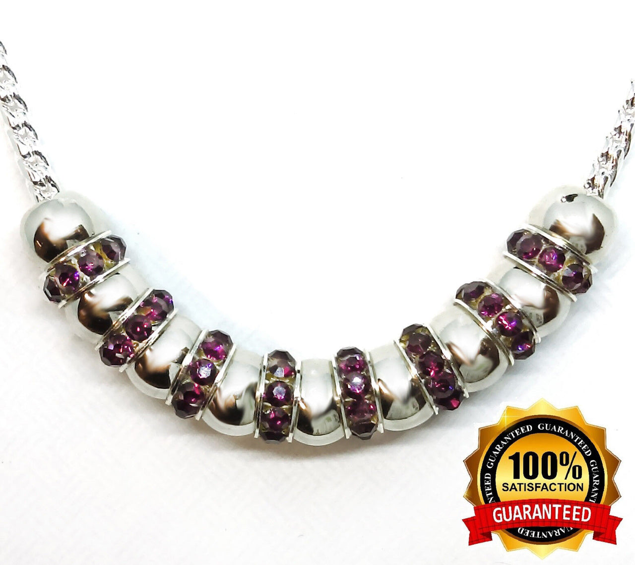 925 Sterling Silver Womens Chain Bracelet Z1