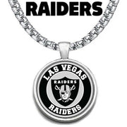 Large New Las Vegas Raiders Necklace Stainless Steel Chain Free Ship' D30