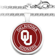 Oklahoma Sooners Womens Mens 925 Sterling Chain Necklace University Gift A1