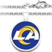 Spec Los Angeles Rams Mens Womens 925 Silver Link Chain Necklace With Pendant A1