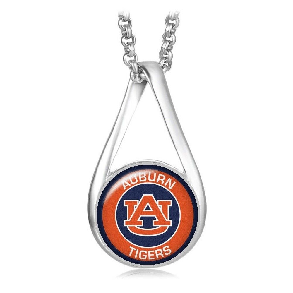 Auburn Tigers Womens Sterling Silver Necklace Jewelry College Gift D28