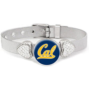 Cal University Bears Womens Adjust Silver Bracelet Jewelry Gift D26
