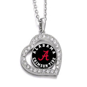 Special Alabama Crimson Tide Womens Sterling Silver Link Chain Necklace D19