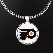Large Philadelphia Flyers Necklace Stainless Steel Chain Hockey Free Ship' D5