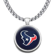 Large Houston Texans Necklace Stainless Steel Chain Football Free Ship' D30