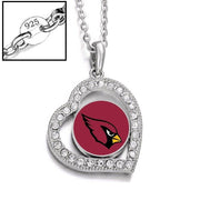 Arizona Cardinals Womens 925 Sterling Silver Link Chain Necklace D19