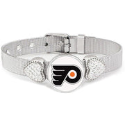 Philadelphia Flyers Womens Adjustable Silver Hearts Bracelet Jewelry Gift D26