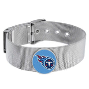 Tennessee Titans Mens Womens Silver Adjustable Bracelet W Gift Pkg D6