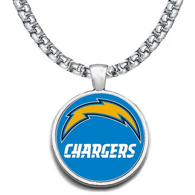 Special San Diego Chargers 24" Chain Stainless Pendant Necklace Free Ship' D30