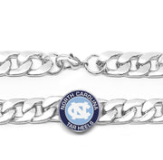 University Of North Carolina Tar Heels Mens Womens Chain Link Bracelet Gift D4