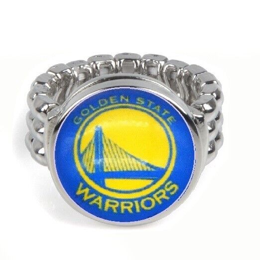 Golden State Warriors Basketball Silver Mens Womens Ring Fits All Sizes Giftp D2