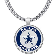 Special Large Dallas Cowboys Necklace Stainless Steel Chain Free Ship' D30