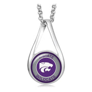 Kansas K State Wildcats Womens Sterling Silver Necklace State College Gift D28