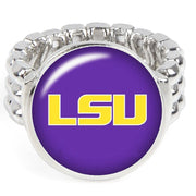 Lsu Lousiana State University Tigers Gift Mens Womens College Ring Fits All D2