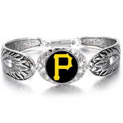 Pittsburgh Pirates Women'S Sterling Silver Bracelet Baseball W Gift Pkg D3