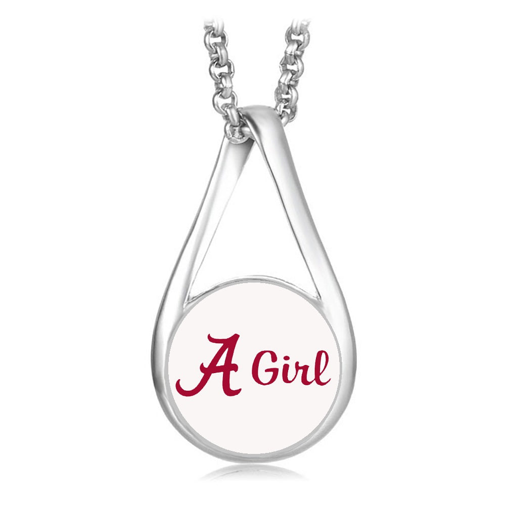 Special Alabama Crimson Tide Womens Sterling Silver Necklace Jewelry Gift D28Ag